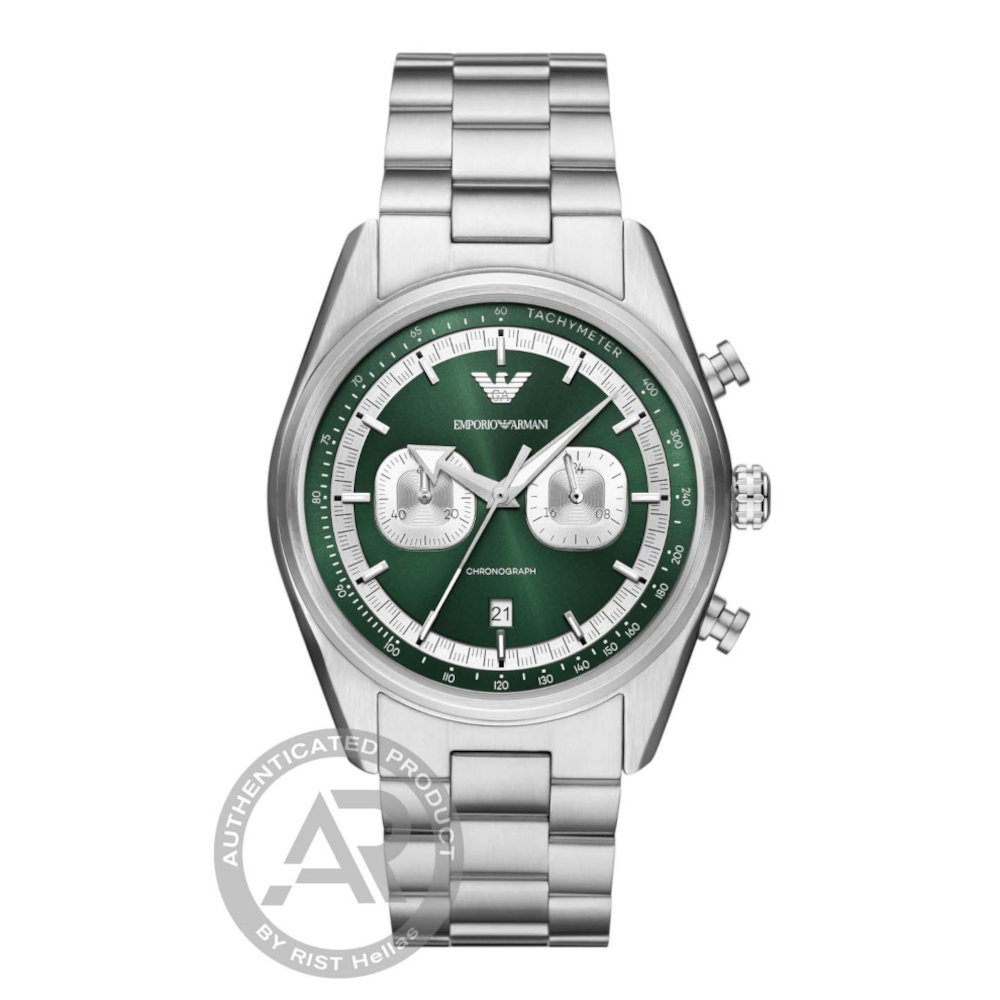 Emporio Armani Racer Stainless Steel Bracelet Chronograph AR11637 Emporio Armani Racer Stainless Steel Bracelet Chronograph AR11637
