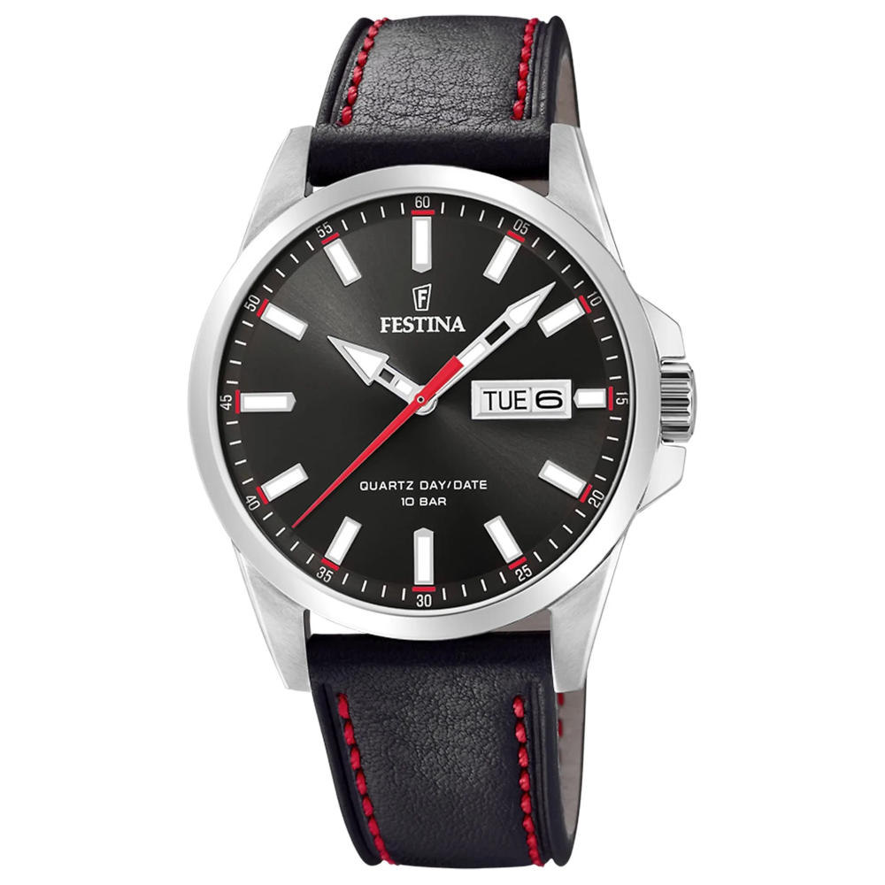 Festina Black Leather Strap F20358/4 Festina Black Leather Strap F20358/4