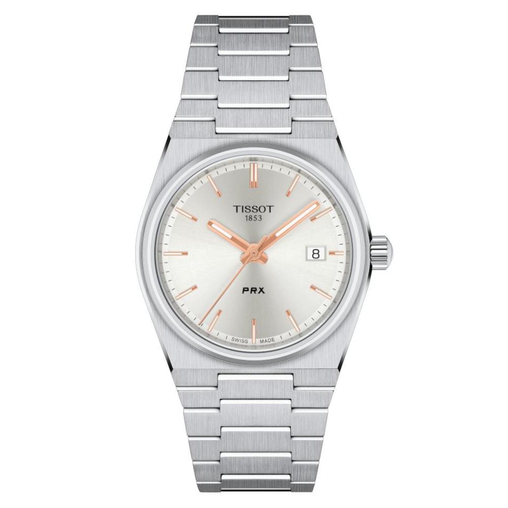 Tissot T-Classic PRX Silver Stainless Steel Bracelet T1372101103100 Tissot T-Classic PRX Silver Stainless Steel Bracelet T1372101103100