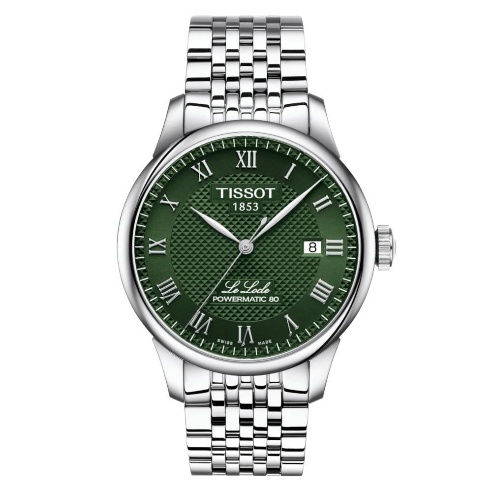 Tissot T-Classic Le Locle Powermatic 80 Automatic Silver Stainless Steel Bracelet T0064071109300 Tissot T-Classic Le Locle Powermatic 80 Automatic Silver Stainless Steel Bracelet T0064071109300