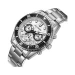 Lee Cooper Dual Time Silver Metal Bracelet LC08101.330