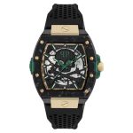 Philipp Plein The Skeleton 2.0 Automatic Black Rubber Strap PWJFA0325