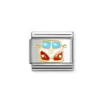 NOMINATION COMPOSABLE CLASSIC LINK VAN IN 18K GOLD 030285/67