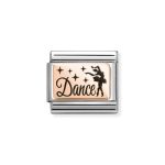 NOMINATION COMPOSABLE CLASSIC LINK DANCE WITH BALLERINA IN 9K ROSE GOLD 430111/29