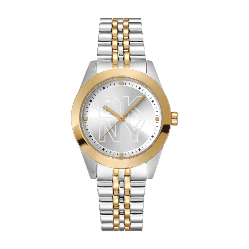 Dkny Parsons Logo Two Tone Stainless Steel Bracelet DK1L060M0065 Dkny Parsons Logo Two Tone Stainless Steel Bracelet DK1L060M0065
