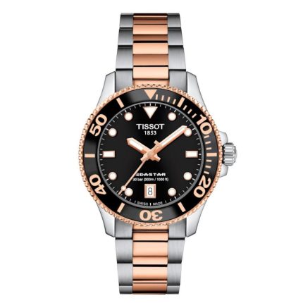 Tissot T-Sport Seastar 1000 Two Tone Stainless Steel Bracelet T1202102205101