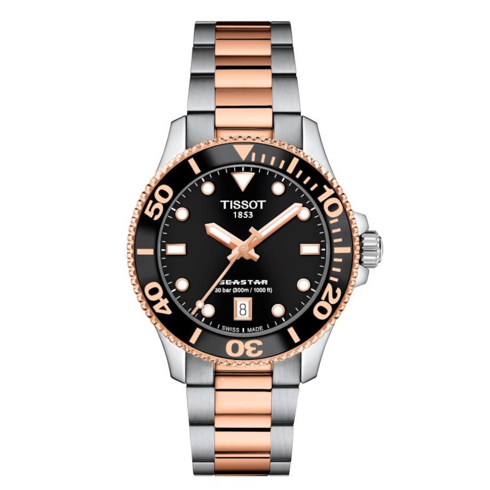 Tissot T-Sport Seastar 1000 Two Tone Stainless Steel Bracelet T1202102205101 Tissot T-Sport Seastar 1000 Two Tone Stainless Steel Bracelet T1202102205101
