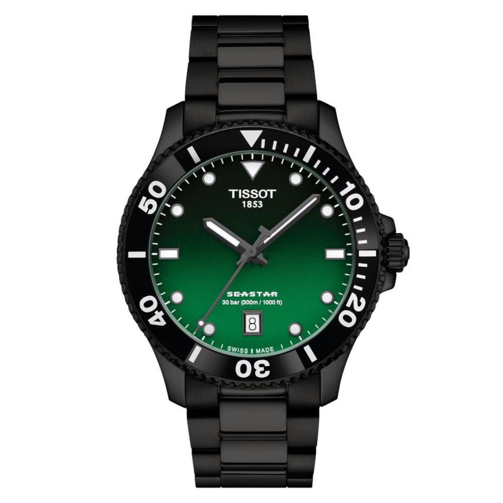 Tissot T-Sport Seastar 1000 Black Stainless Steel Bracelet T1204103309100 Tissot T-Sport Seastar 1000 Black Stainless Steel Bracelet T1204103309100