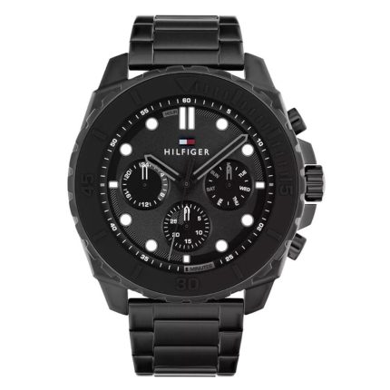 Tommy Hilfiger Morgan Black Stainless Steel Bracelet 1710690