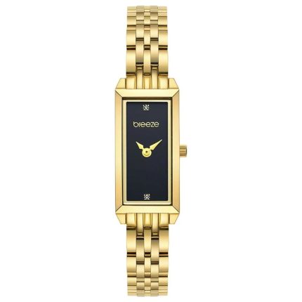 Breeze Edge Swarovski Gold Stainless Steel Bracelet 212551.2