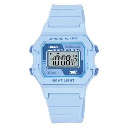 Lorus Kids Light Blue Silicone Strap R2323QX9