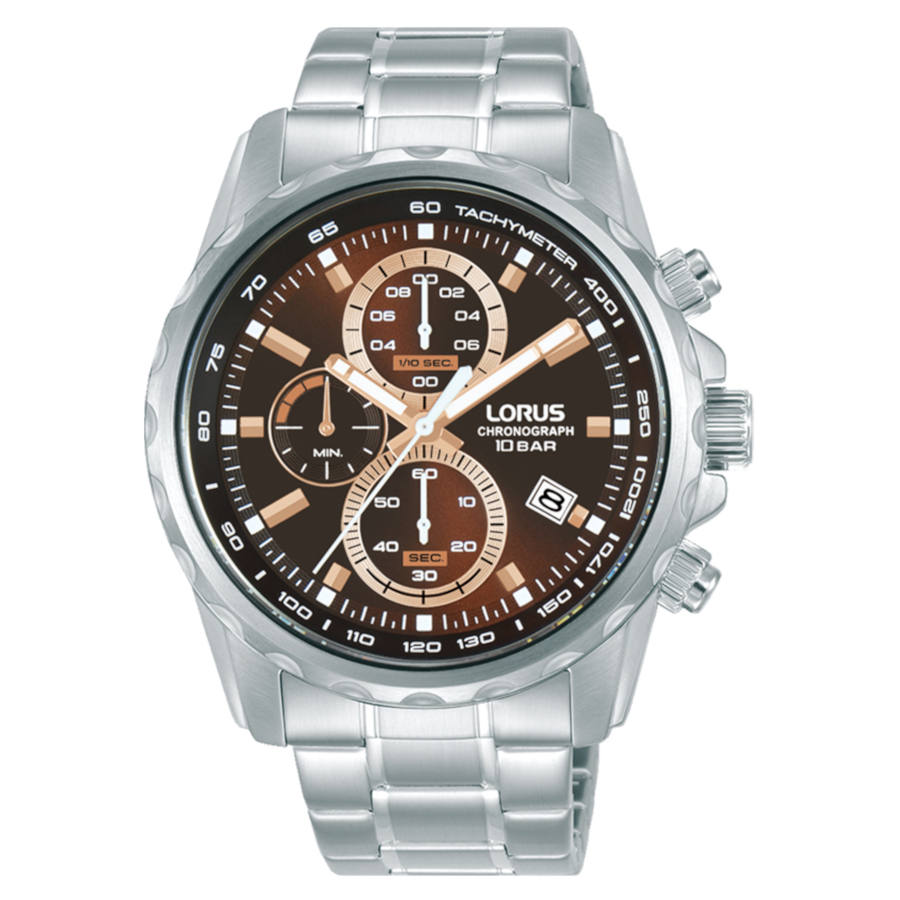 Lorus Sports Chronograph Stainless Steel Bracelet RM377JX9 Lorus Sports Chronograph Stainless Steel Bracelet RM377JX9