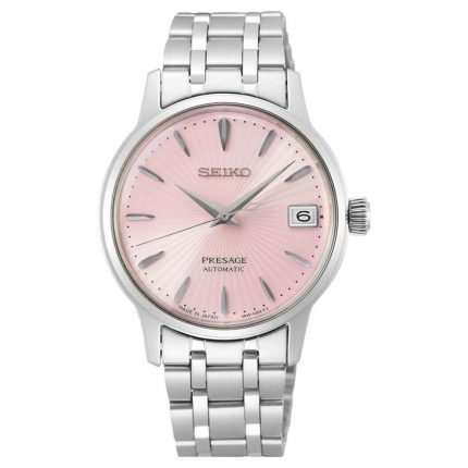 Seiko Presage Cocktail Time "Cosmopolitan" Automatic Stainless Steel Bracelet SRP839J1