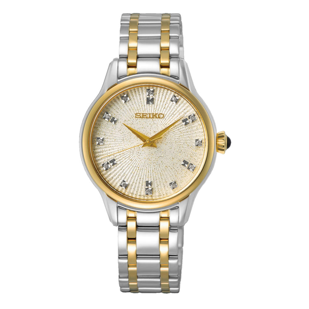 Seiko Conceptual Series Diamond Line Two Tone Stainless Steel Bracelet SRZ550P1 Seiko Conceptual Series Diamond Line Two Tone Stainless Steel Bracelet SRZ550P1