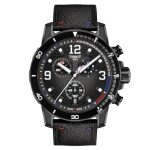 Tissot Supersport Chrono NBA Special Edition Black Leather Strap Chronograph T1256173706700