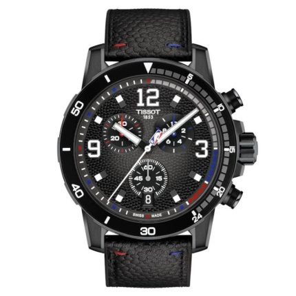 Tissot Supersport Chrono NBA Special Edition Black Leather Strap Chronograph T1256173706700
