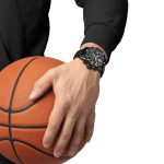 Tissot Supersport Chrono NBA Special Edition Black Leather Strap Chronograph T1256173706700
