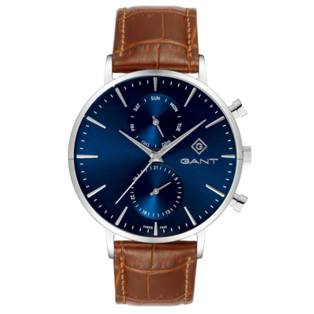 Gant Park Hill Day-Date II Brown Leather Strap G121019 Gant Park Hill Day-Date II Brown Leather Strap G121019