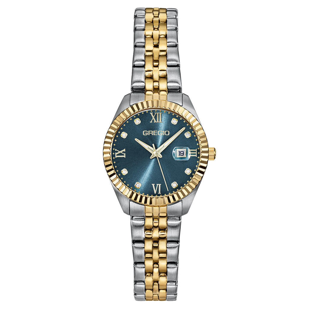 Gregio Mallory Petit Crystals Two Tone Stainless Steel Bracelet GR480042 Gregio Mallory Petit Crystals Two Tone Stainless Steel Bracelet GR480042