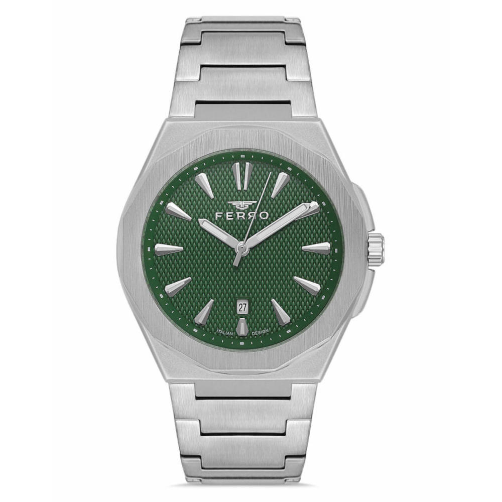 Ferro Silver Stainless Steel Bracelet F11498AWT-A6 Ferro Silver Stainless Steel Bracelet F11498AWT-A6