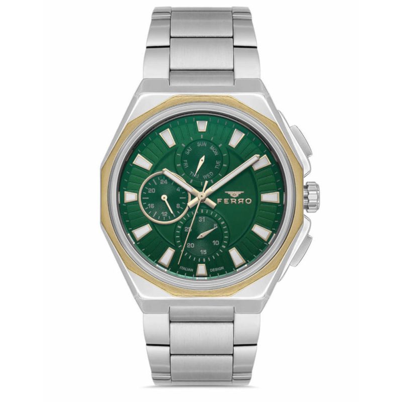 Ferro Silver Stainless Steel Bracelet FM11590AWT-D6