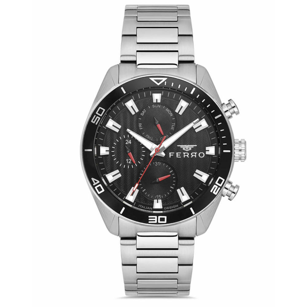 Ferro Silver Stainless Steel Bracelet FM40138A-A2 Ferro Silver Stainless Steel Bracelet FM40138A-A2