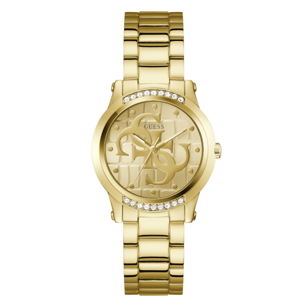 Guess Annette Crystals Gold Stainless Steel Bracelet GW0861L2 Guess Annette Crystals Gold Stainless Steel Bracelet GW0861L2