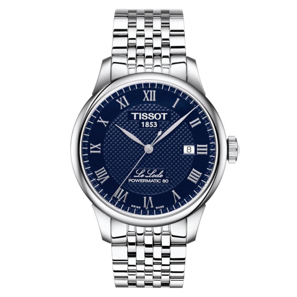 Tissot T-Classic Le Locle Powermatic 80 Automatic Silver Stainless Steel Bracelet T0064071104300 Tissot T-Classic Le Locle Powermatic 80 Automatic Silver Stainless Steel Bracelet T0064071104300