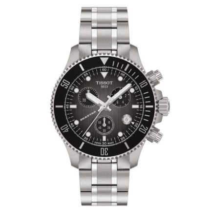 Tissot T-Sport Seastar 1000 Chronograph Silver Stainless Steel Bracelet T1202171106100