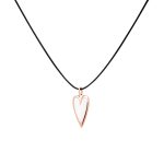 VERY GAVELLO NINA HEART ΚΟΛΙΕ ΑΠΟ 9 ΚΑΡΑΤΙΑ ΡΟΖ ΧΡΥΣΟ VPNI-S-R2