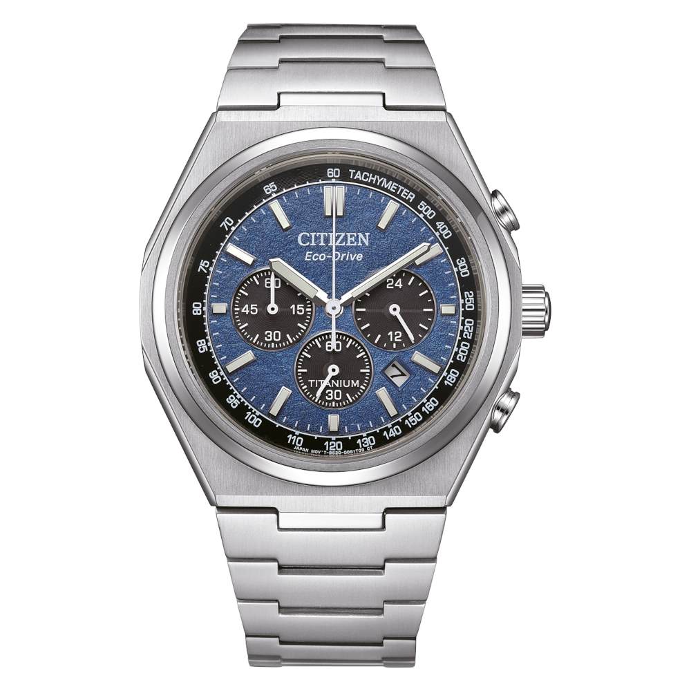 Citizen Zenshin Eco-Drive Chronograph Super Titanium Bracelet CA4610-85L Citizen Zenshin Eco-Drive Chronograph Super Titanium Bracelet CA4610-85L
