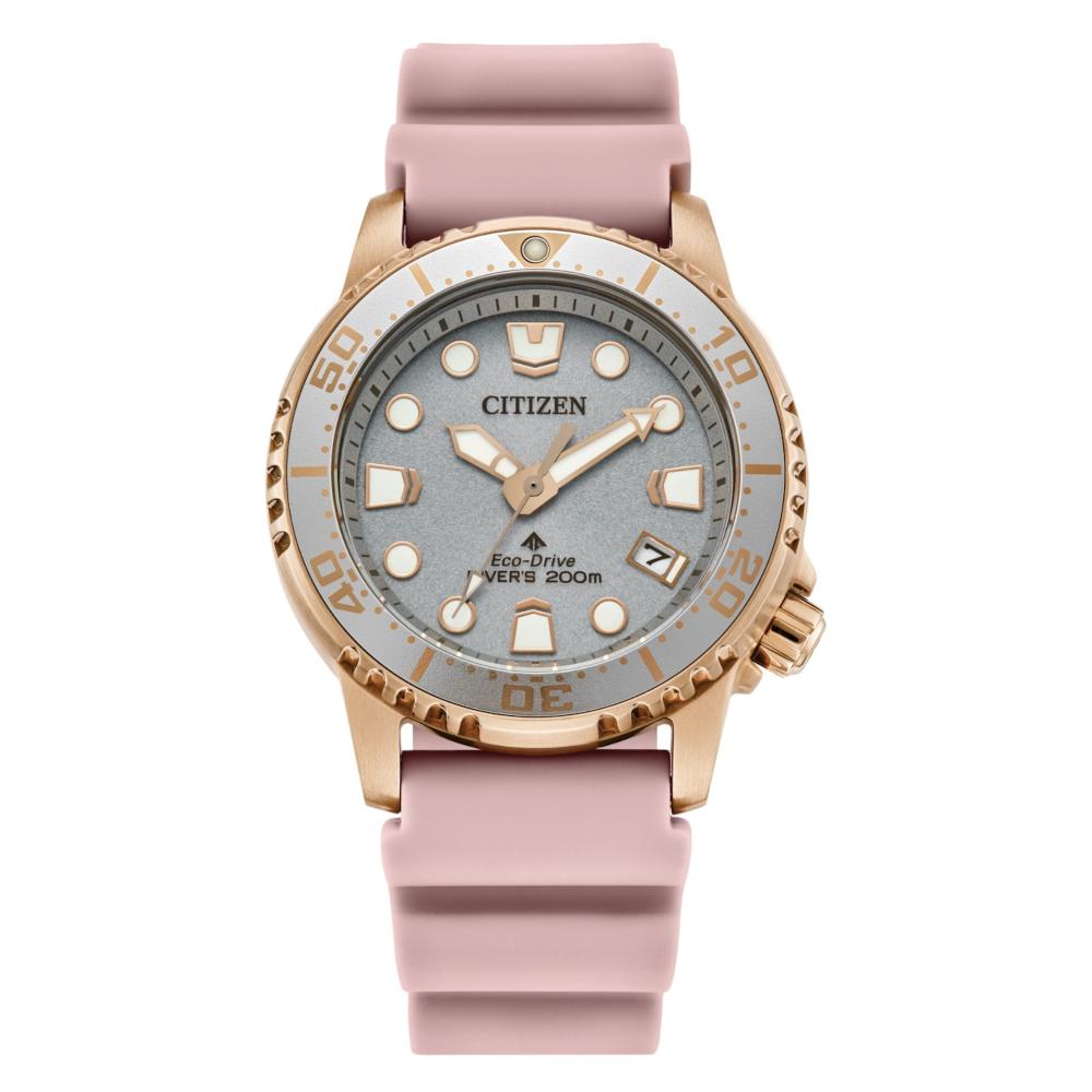 Citizen Promaster Eco-Drive Divers Pink Rubber Strap EO2023-00A Citizen Promaster Eco-Drive Divers Pink Rubber Strap EO2023-00A