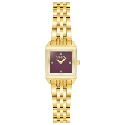 Breeze Impress Swarovski Gold Stainless Steel Bracelet 212531.9