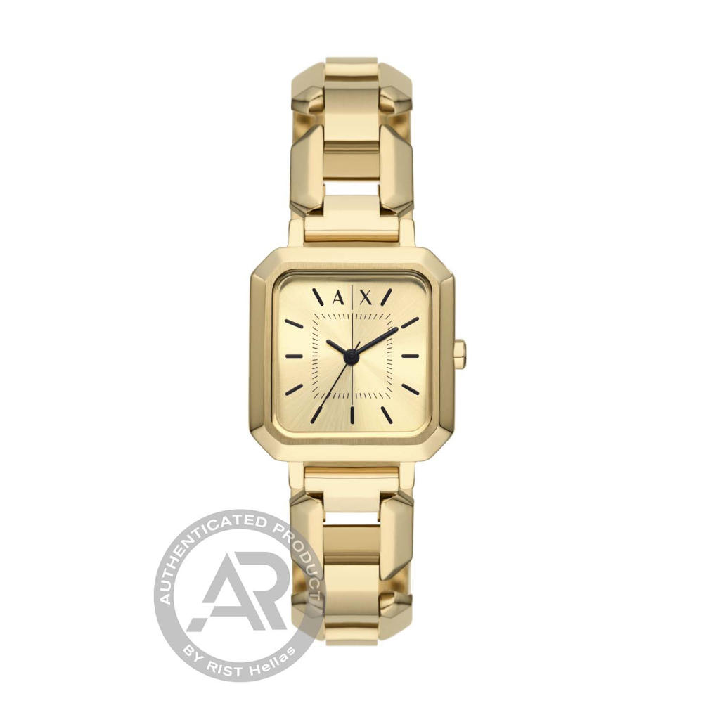 Armani Exchange Leila Gold Stainless Steel Bracelet AX5721 Armani Exchange Leila Gold Stainless Steel Bracelet AX5721