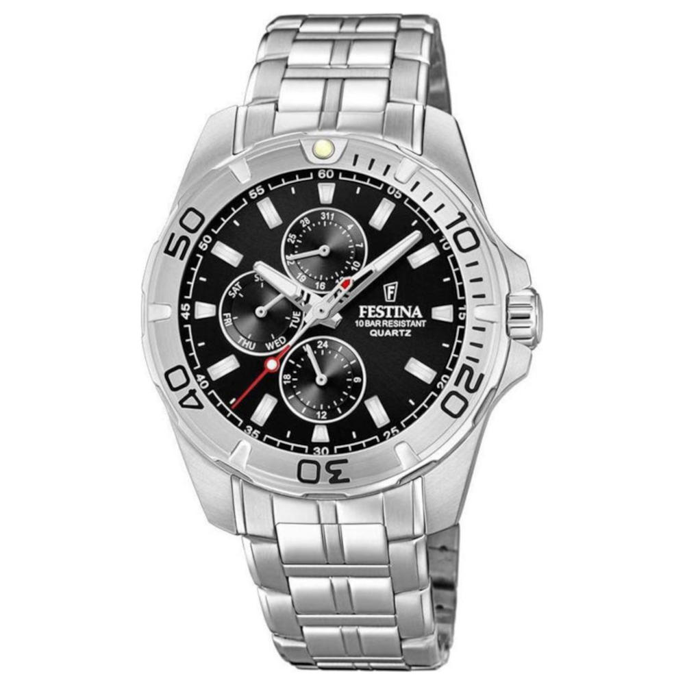 Festina Multifunction Silver Stainless Steel Bracelet F20445/3 Festina Multifunction Silver Stainless Steel Bracelet F20445/3