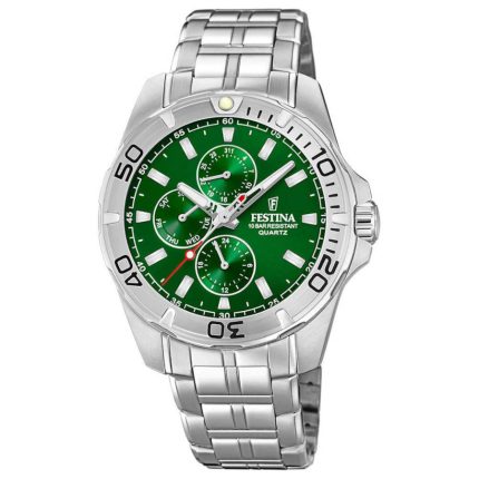 Festina Multifunction Silver Stainless Steel Bracelet F20445/7