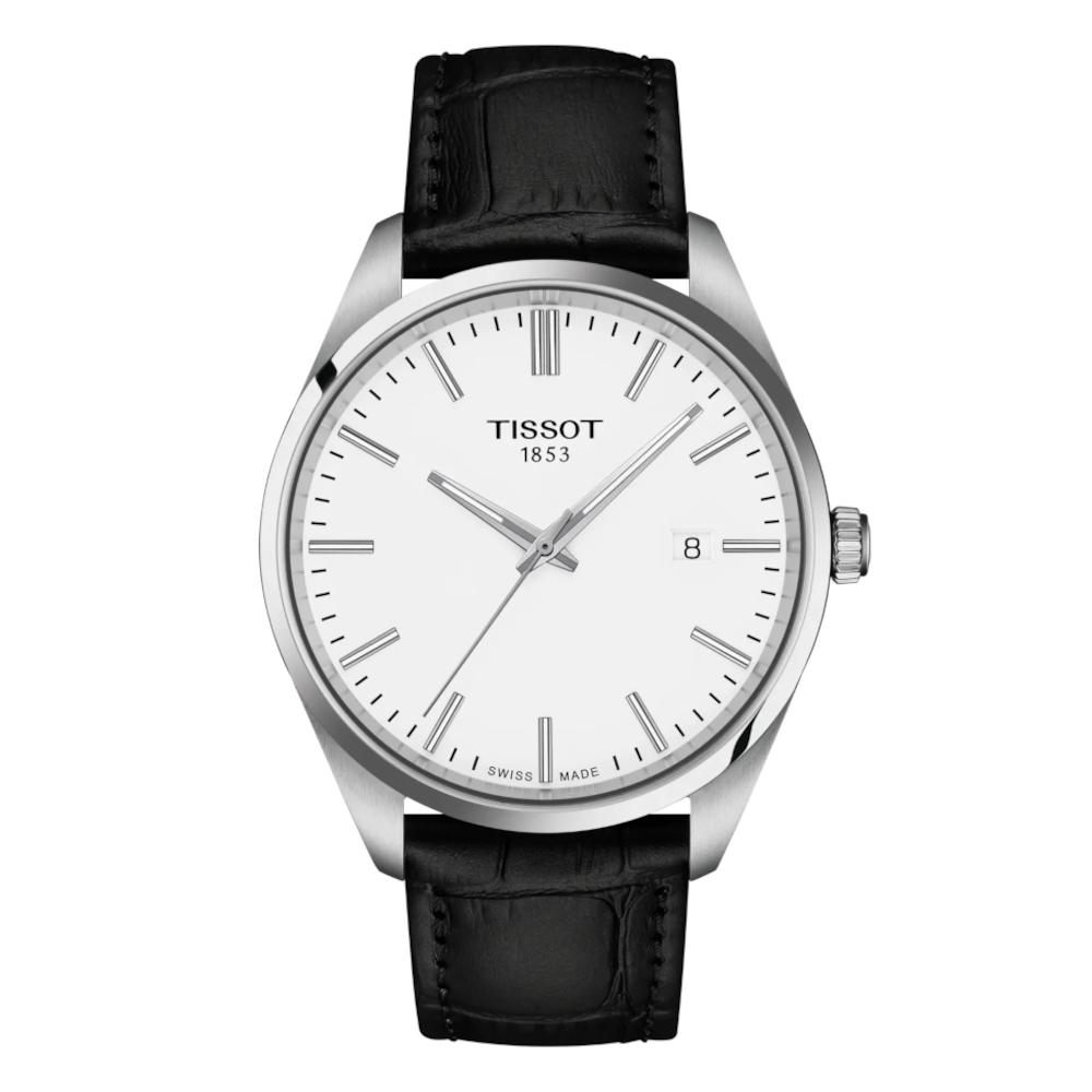 Tissot T-Classic PR 100 Black Leather Strap T1504101601100 Tissot T-Classic PR 100 Black Leather Strap T1504101601100