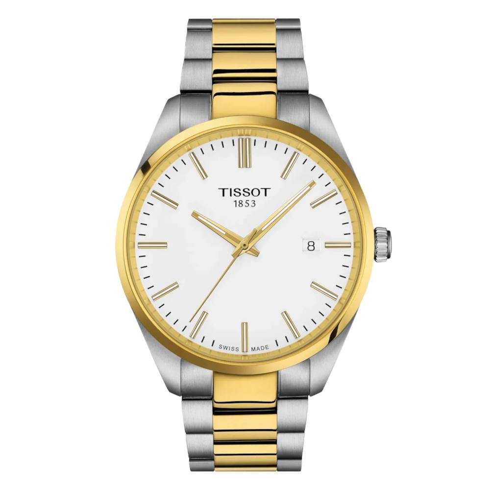 Tissot PR 100 Two Tone Stainless Steel Bracelet T1504102201100 Tissot PR 100 Two Tone Stainless Steel Bracelet T1504102201100