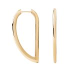 PDPAOLA ΣΚΟΥΛΑΡΙΚΙΑ ESSENTIALS VENTO HOOPS ΑΠΟ ΚΙΤΡΙΝΟ ΕΠΙΧΡΥΣΩΜΕΝΟ ΑΣΗΜΙ AR01-G31-U