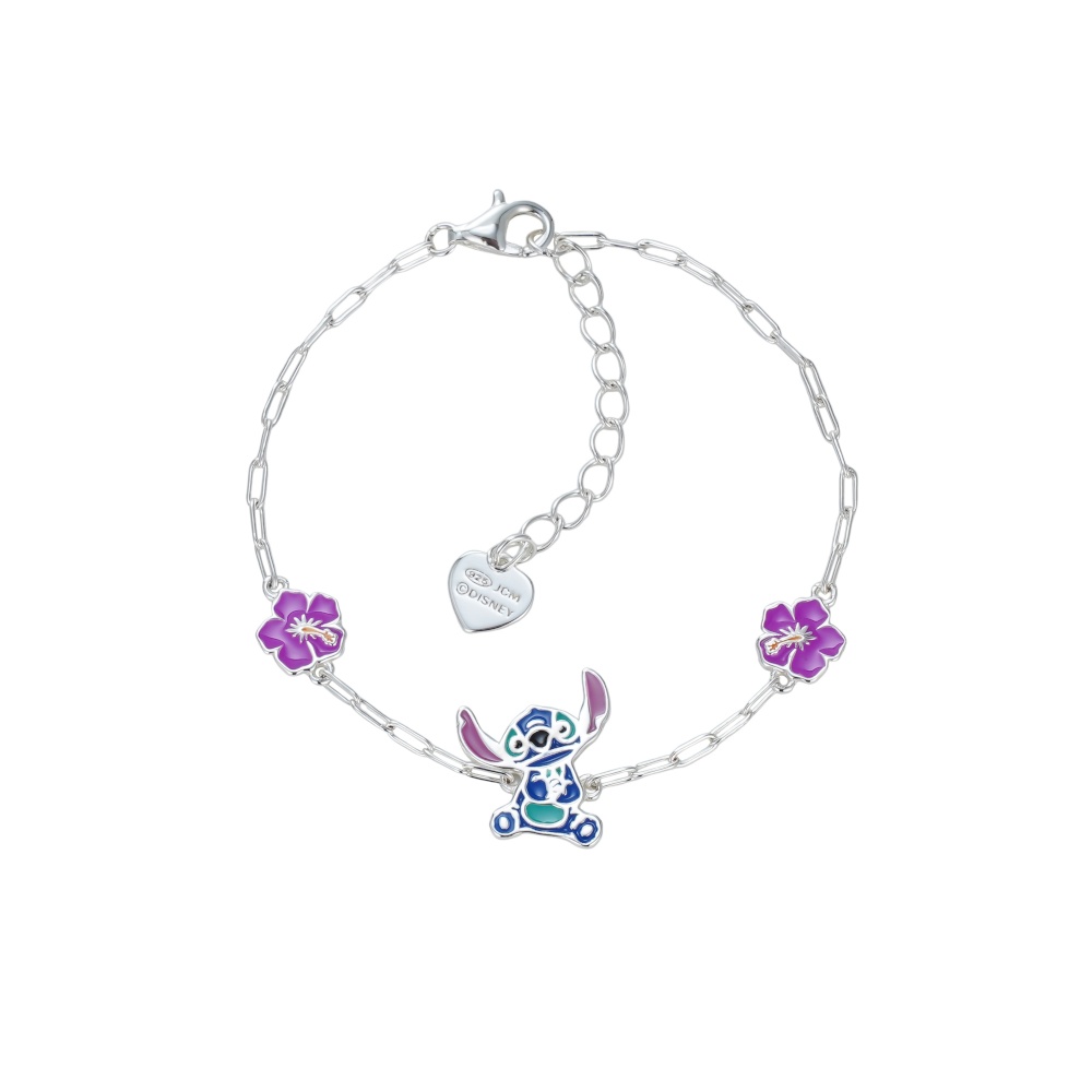 ΒΡΑΧΙΟΛΙ DISNEY LILO & STITCH ΑΠΟ ΕΠΙΠΛΑΤΙΝΩΜΕΝΟ ΑΣΗΜΙ ΜΕ ΣΜΑΛΤΟ BS00095SL-65.CS ΒΡΑΧΙΟΛΙ DISNEY LILO & STITCH ΑΠΟ ΕΠΙΠΛΑΤΙΝΩΜΕΝΟ ΑΣΗΜΙ ΜΕ ΣΜΑΛΤΟ BS00095SL-65.CS