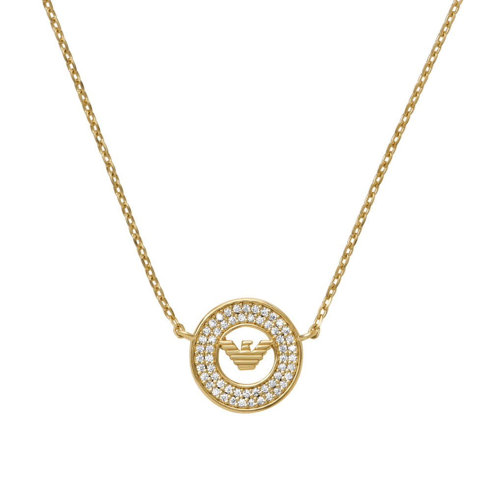 EMPORIO ARMANI EAGLE LOGO ΚΟΛΙΕ ΑΠΟ ΚΙΤΡΙΝΟ ΕΠΙΧΡΥΣΩΜΕΝΟ ΑΣΗΜΙ ΜΕ ΖΙΡΓΚΟΝ EG3628710 EMPORIO ARMANI EAGLE LOGO ΚΟΛΙΕ ΑΠΟ ΚΙΤΡΙΝΟ ΕΠΙΧΡΥΣΩΜΕΝΟ ΑΣΗΜΙ ΜΕ ΖΙΡΓΚΟΝ EG3628710