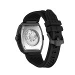 Philipp Plein The Skeleton Automatic Black Rubber Strap PWJFA1125