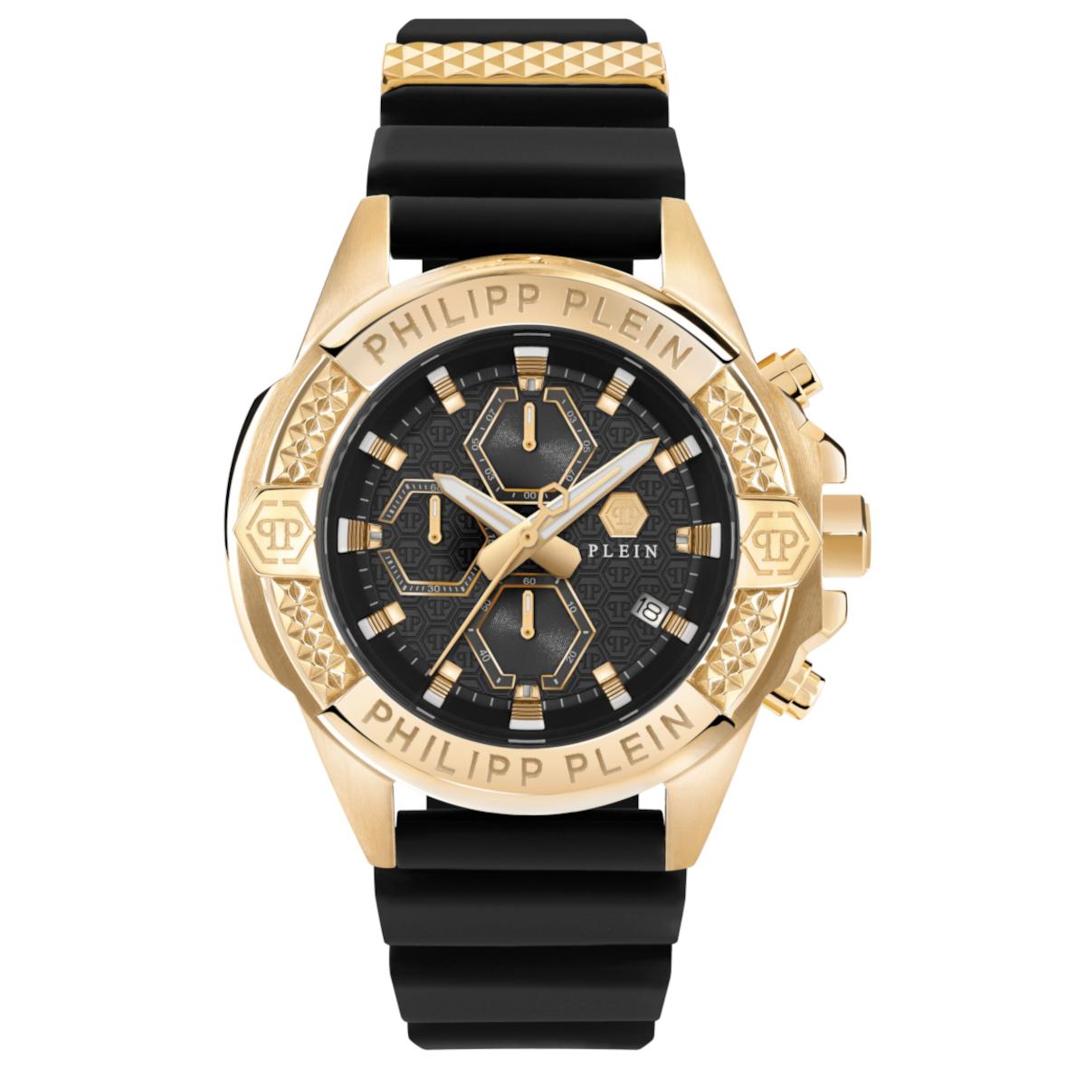 Philipp Plein The Skull Black Rubber Strap Chronograph PWWFA0225 Philipp Plein The Skull Black Rubber Strap Chronograph PWWFA0225