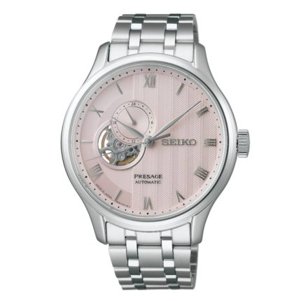 Seiko Presage Japanese Garden Automatic Silver Stainless Steel Bracelet SSA465J1