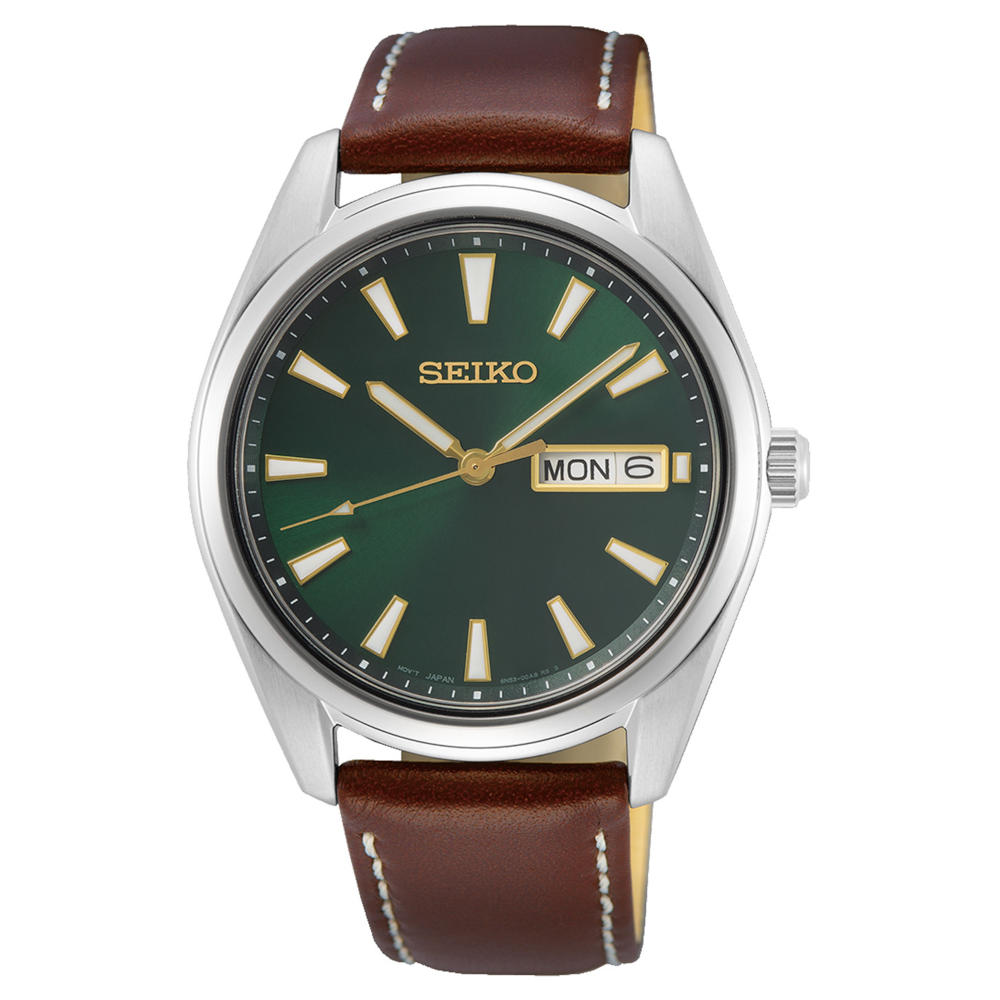 Seiko Conceptual Brown Leather Strap SUR449P1J Seiko Conceptual Brown Leather Strap SUR449P1J