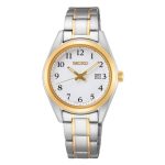 Seiko Conceptual Two Tone Stainless Steel Bracelet SUR466P1
