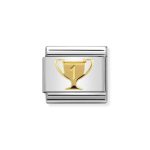 NOMINATION COMPOSABLE CLASSIC LINK WINNER TROPHY IN 18K GOLD 030149/23