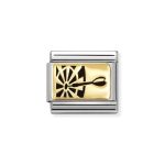 NOMINATION COMPOSABLE CLASSIC LINK DARTS IN 18K GOLD 030166/58