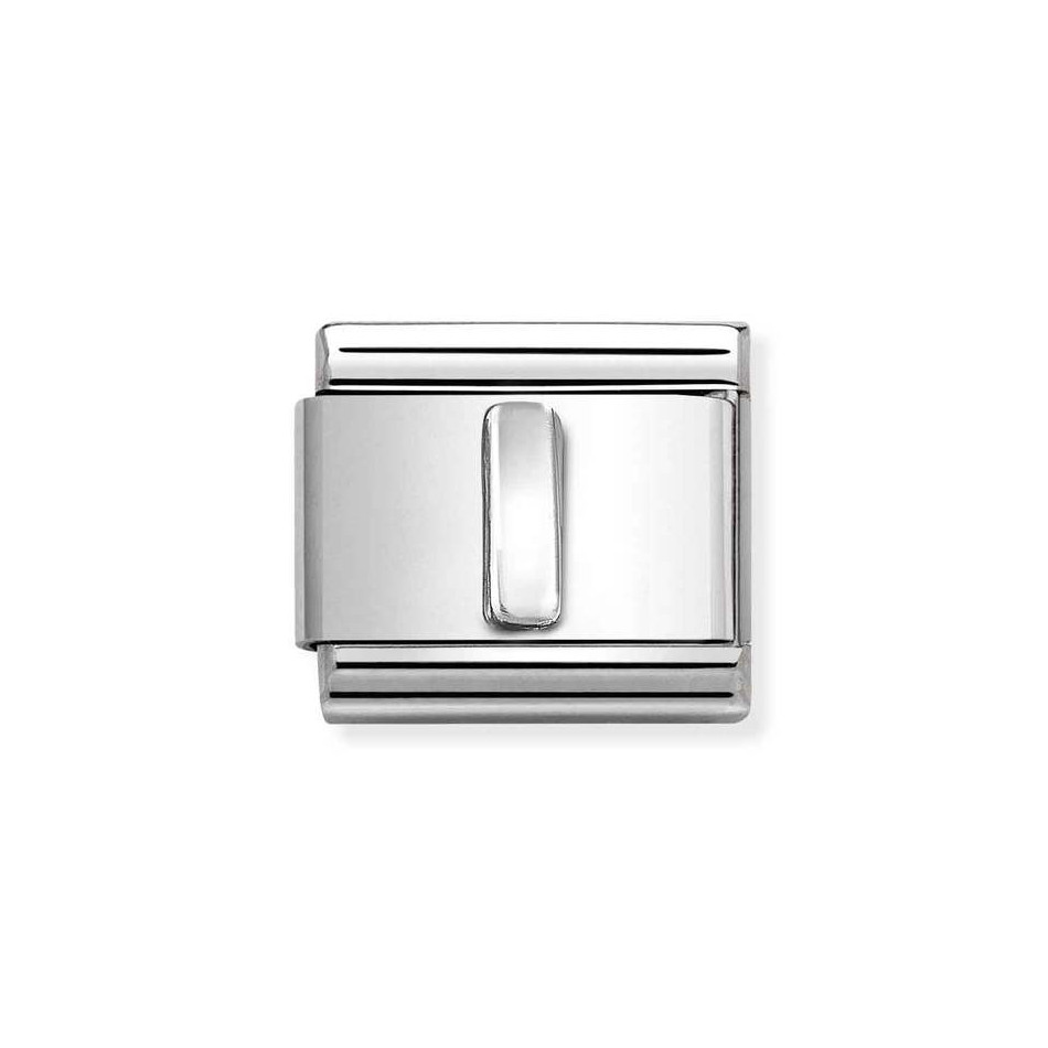 NOMINATION COMPOSABLE CLASSIC LINK LETTER I IN STERLING SILVER 330113/09 NOMINATION COMPOSABLE CLASSIC LINK LETTER I IN STERLING SILVER 330113/09