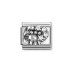 NOMINATION COMPOSABLE CLASSIC LINK SCORPIO IN STERLING SILVER 330326/08